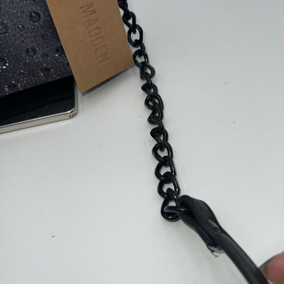 Steve Madden BBABS Sparkle Gray and Black hardware Bag - Picture 5 of 13